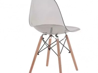 Chaise Gloss Transparente Noire Chaise Gloss Transparente Noire