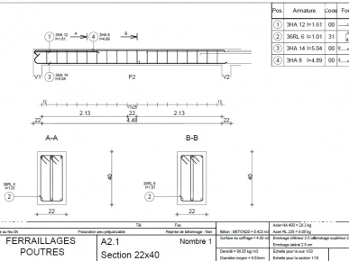 Offre de service - Préparation des plans génie civil.