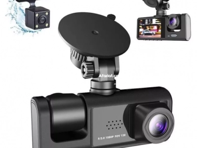 Dash Cam 3 caméra(cacheté)/Caméra de voiture 3 en 1