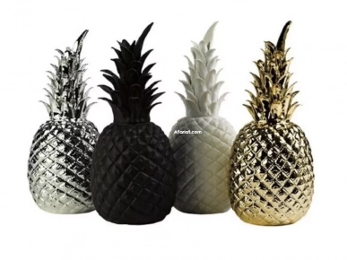 Série de 3 ananas décoratifs