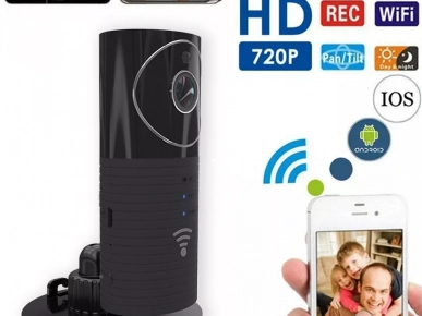 Caméra de surveillance sans fil HD 720P WiFi à Vision nocturne