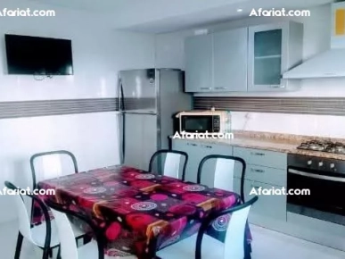 Cité Palmeraies l'aouina S4 meublé Neuf