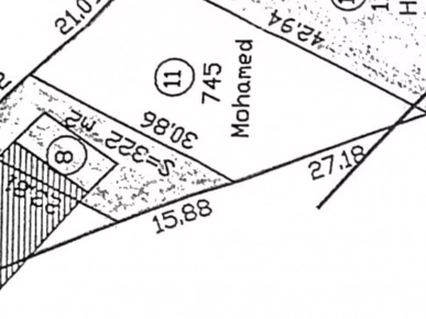 À vendre terrain de 745m sur la ceinture Mednine À vendre terrain de 745m sur la ceinture Mednine