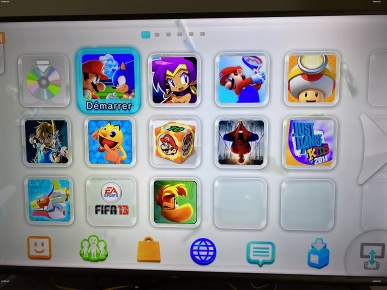 Wii U avec plein de jeux