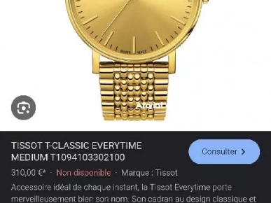 A Vendre Montre Tissot classic pour femme