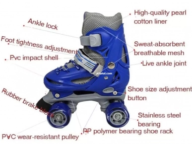 patins à roulettes réglables 35–>38