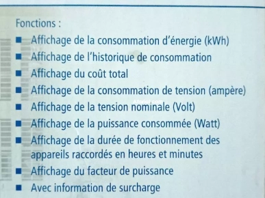 compteur consommation d'énergie