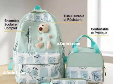 ensemble de 3 pièces se compose d'un sac à dos et d'un sac