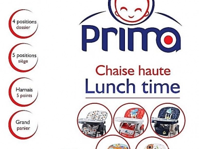 Chaise Haute PRIMA Lunch Time
