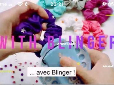 Bling Bling Hair Bedazzler Kit avec 180 strass