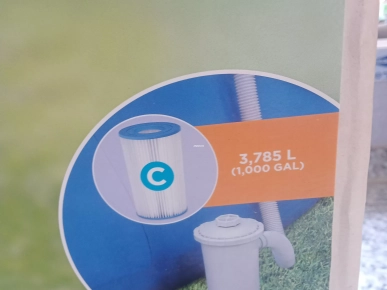 Épurateur piscine 3.7m3/h