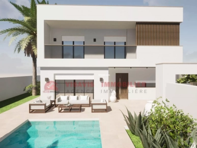 CONSTRUCTION VILLA EN ZONE URBAINE DJERBA - RÉF P694 CONSTRUCTION VILLA EN ZONE URBAINE DJERBA - RÉF P694