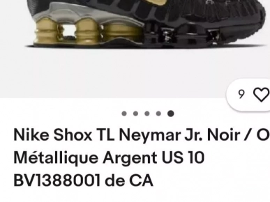 Nike Shox Neymar Original Importé