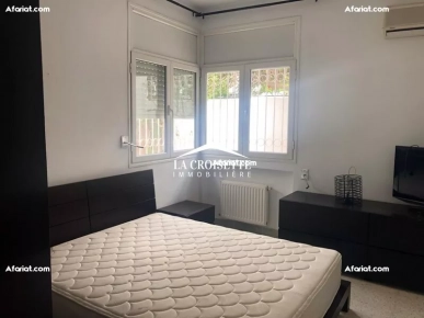 Appartement meublé S+2 avec jardin à La Marsa MAL0934