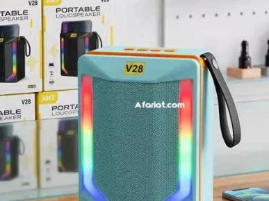 Portable Bluetooth Speaker With LED Light