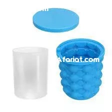 2 en 1 Moule à glaçons et support à boissons en silicone