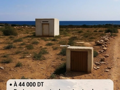 À vendre : Terrain 400 m² avec vue mer – Plage Lebna