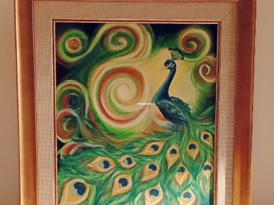 Peinture à l'huile,"Honneur"