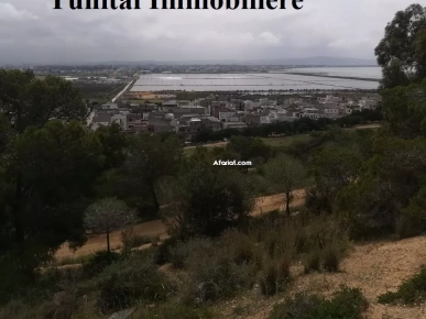 La marsa jbal khaoui  A vendre terrain vue panoramique