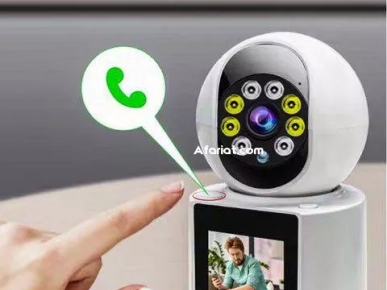 Caméra de visioconférence intelligente WiFi avec écran IPS