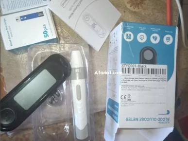 Compteur de glycémie, Kit de test du diabète,avec 50 bandelettes