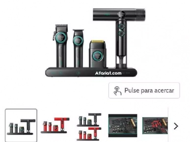 Kit de coiffure professionnel VGR 4 en 1 avec mallette