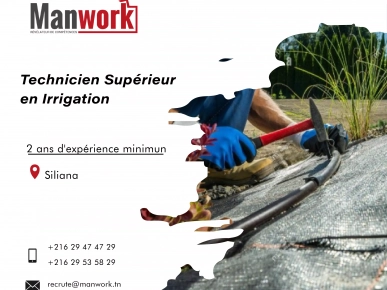 Techniciens superieur en Irrigation Techniciens superieur en Irrigation