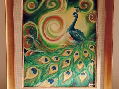 Peinture à l'huile,"Honneur"