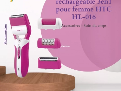Épilateur rechargeable 3en1 pour femme HTC HL-016