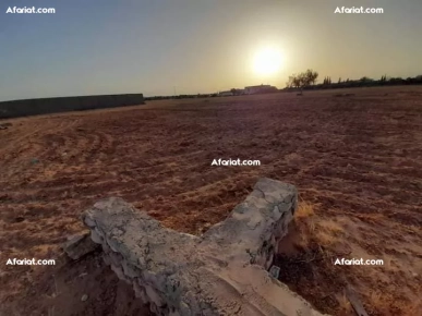 قطعتين ارض للبيع في صفاقس طريق المطار  كم 11
