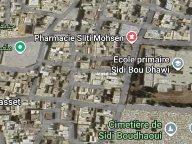 À échanger/Vendre Maison au centre-ville de Kéliba,sidiBoudhaoui.