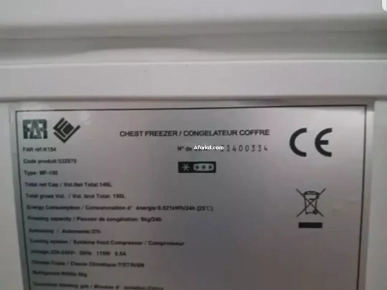 Congélateur coffre Congélateur coffre