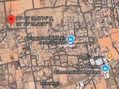 قطعة ارض للبيع في صفاقس