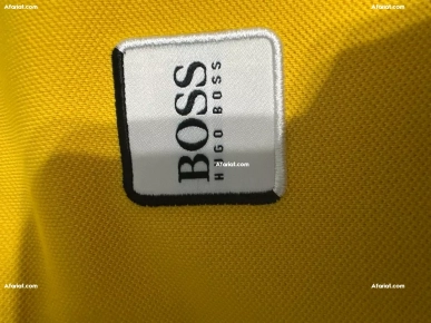 t-shert boss jaune