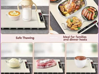 Tapis de Réchauffement Alimentaire Électrique