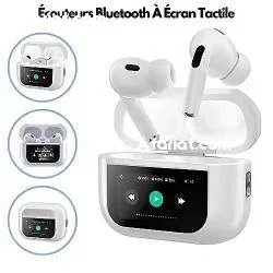 Écouteurs Sans Fil Airpod A9 pro avec Ecran tactile