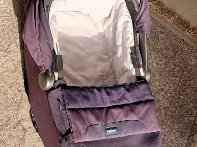 Landau pour bébé bleu