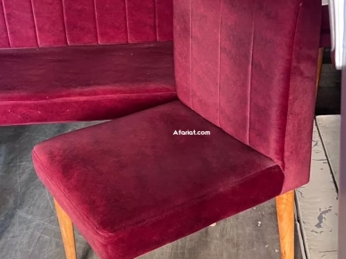 chaise et fauteuil pour salon de the