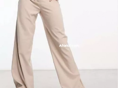 pontalon beige mango
