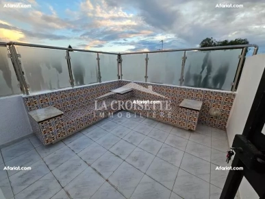 Duplex S+2 avec terrasse à La Marsa  MDL0635