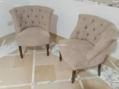 Deux fauteuils d'appoint Crapaud