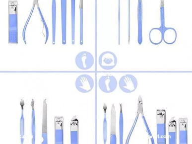 Kit Manucure & Pédicure de Précision – 16 Pièces