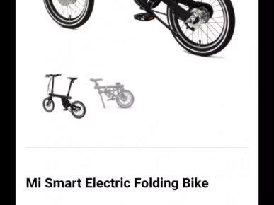 vélo électrique pliable mi smart
