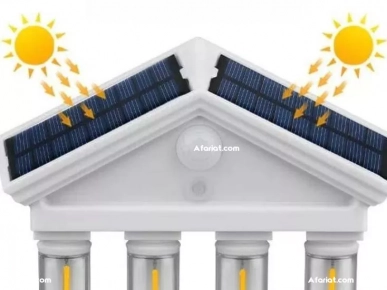 Lampe solaire à détecteur de mouvement