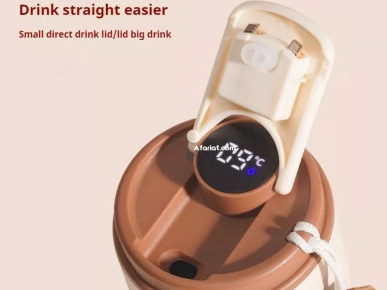 Tasse à café intelligente en acier inoxydable