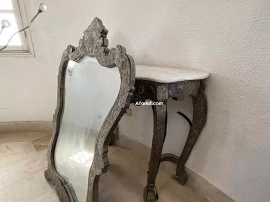 salon et console en argent
