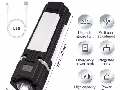 Lampe Camping Rechargeable, 3000 mAh