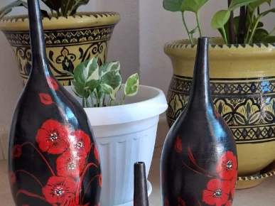 article de décoration en poterie