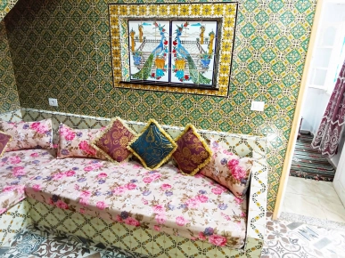 منزل مؤثث ، يبعد 1 دقيقة مشي عن البحر ، في قصور الساف في المهدية