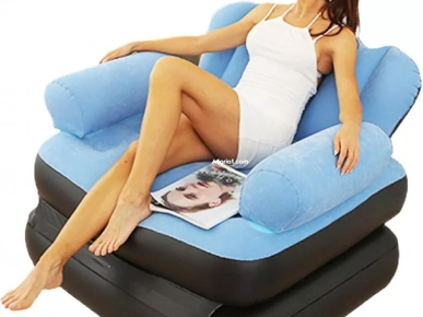 Fauteuil et Lit Gonflable 2 en 1